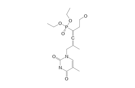 DIETHYL-1-(2-HYDROXYETHYL)-4-METHYL-4-[5-METHYL-2,4-DIOXO-3,4-DIHYDRO-1(2H)-PYRIMIDINYL]-1,2-BUTADIENYLPHOSPHONATE