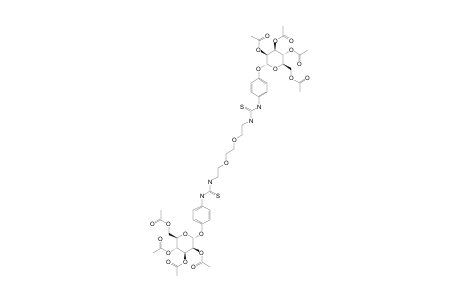 acetic acid [(2R,3R,4S,5S,6R)-3,5-diacetoxy-2-(acetoxymethyl)-6-[4-[2-[2-[2-[[4-[(2R,3S,4S,5R,6R)-3,4,5-triacetoxy-6-(acetoxymethyl)tetrahydropyran-2-yl]oxyphenyl]thiocarbamoylamino]ethoxy]ethoxy]ethylthiocarbamoylamino]phenoxy]tetrahydropyran-4-yl] ester