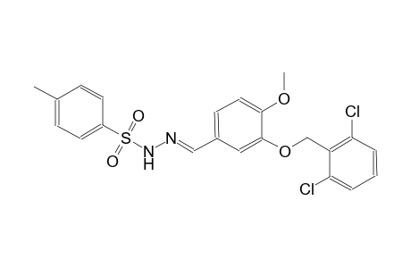 N'-((E)-{3-[(2,6-dichlorobenzyl)oxy]-4-methoxyphenyl}methylidene)-4-methylbenzenesulfonohydrazide