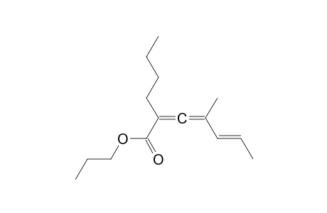 (E)-propyl 2-butyl-4-methylhepta-2,3,5-trienoate
