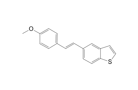 (E)-5-(4-methoxystyryl)benzo[b]thiophene
