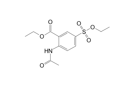 Benzoic acid, 2-(acetylamino)-5-(ethoxysulfonyl)-, ethyl ester