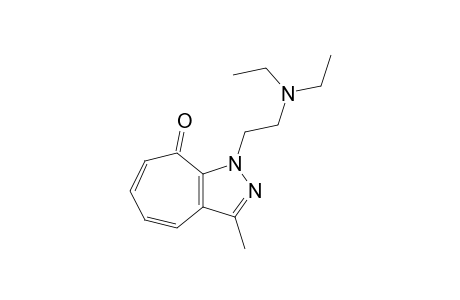 3-Methyl-1-[2-(N,N-diethylamino)ethyl]-1,8-dihydrocycloheptapyrazol-8-one