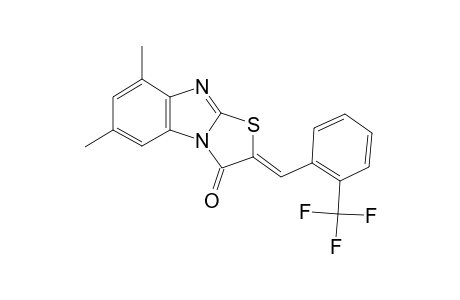 (2Z)-6,8-Dimethyl-2-[2-(trifluoromethyl)benzylidene][1,3]thiazolo[3,2-a]benzimidazol-3(2H)-one