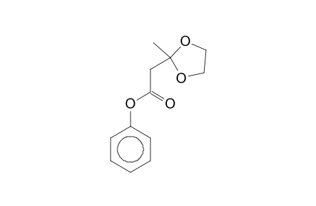 Phenyl (2-methyl-1,3-dioxolan-2-yl)acetate