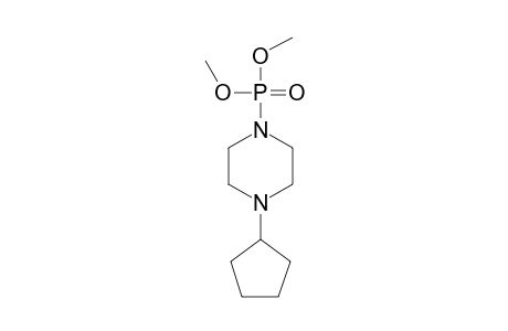 4-Cyclopentyl-1-dimethylphosphono-piperazine