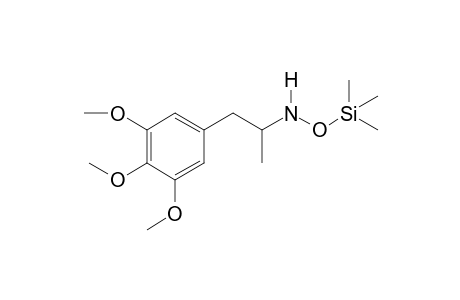 N-Hydroxy-3,4,5-trimethoxyamphetamine TMS