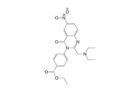 benzoic acid, 4-(2-[(diethylamino)methyl]-6-nitro-4-oxo-3(4H)-quinazolinyl)-, ethyl ester