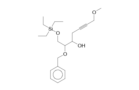 5-Heptyn-3-ol, 2-benzyloxy-7-methoxy-1-trimethylsilyloxy
