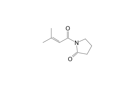 N-(3'-Methylbut-2'-enoyl)-2-pyrrolidone