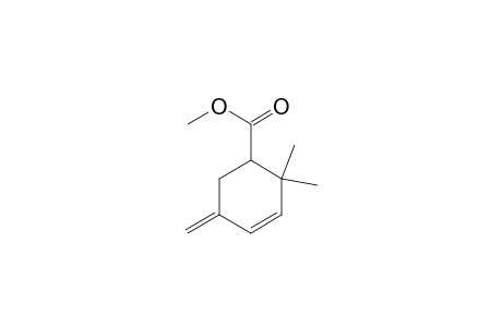 3-Cyclohexene-1-carboxylic acid, 2,2-dimethyl-5-methylene-, methyl ester