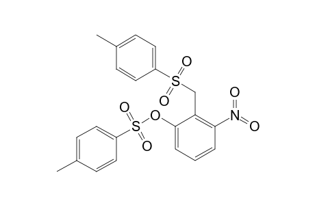 3-Nitro-2-(toluene-4-sulfonylmethyl)phenyl toluene-4-sulfonate