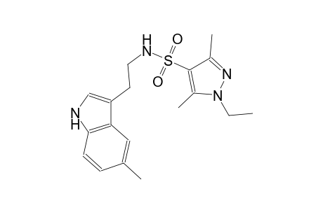 1-ethyl-3,5-dimethyl-N-[2-(5-methyl-1H-indol-3-yl)ethyl]-1H-pyrazole-4-sulfonamide