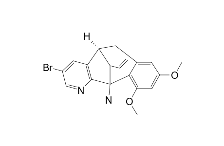 3-BROMO-12-(R/S)-ETHENYL-6,11-DIHYDRO-8,10-DIMETHOXY-5-(R/S),11-METHANO-5H-BENZO-[5.6]-CYCLOHEPTA-[1,2-B]-PYRIDIN-11-(S/R)-AMINE