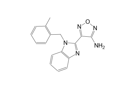 1,2,5-oxadiazol-3-amine, 4-[1-[(2-methylphenyl)methyl]-1H-benzimidazol-2-yl]-