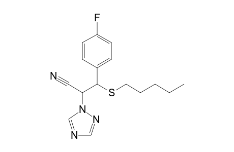 1H-1,2,4-Triazole-1-acetonitrile, alpha-[(4-fluorophenyl)(pentylthio)methyl]-