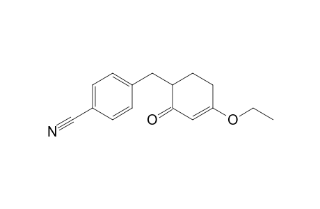 3-Ethoxy-6-(p-cyanobenzyl)cyclohex-2-en-1-one