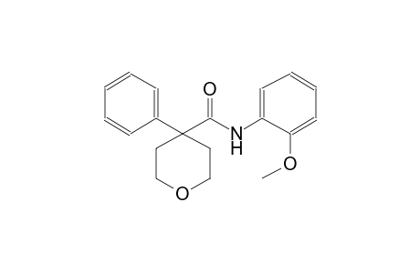 N-(2-methoxyphenyl)-4-phenyltetrahydro-2H-pyran-4-carboxamide