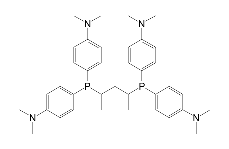2,4-Bis[bis-((p-N,N-dimethylamino)phenyl)phosphino]pentane