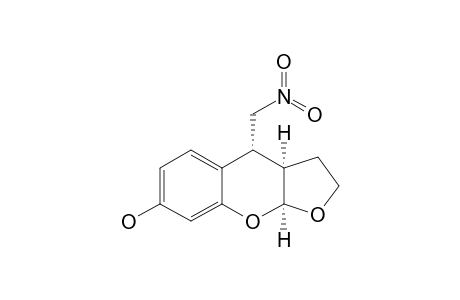 3a,4-trans-3a,9a-cis-4-(Nitromethyl)-2,3,3a,9a-tetrahydro-4H-furo[2,3-b]chromen-7-ol