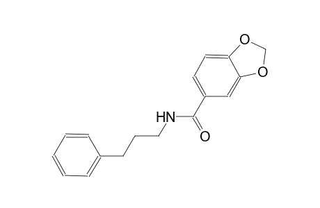 N-(3-phenylpropyl)-1,3-benzodioxole-5-carboxamide