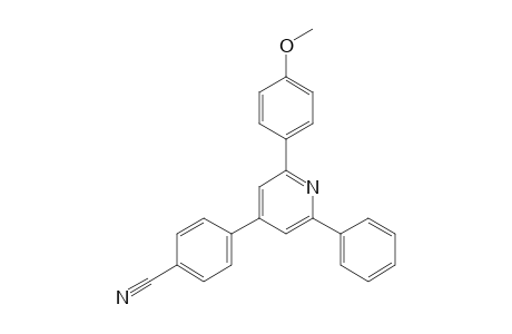 4-[2-(4-methoxyphenyl)-6-phenyl-4-pyridinyl]benzonitrile