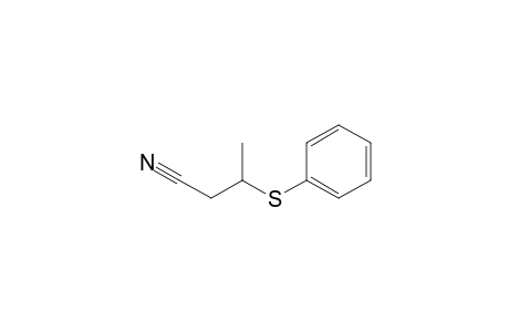 3-(Phenylthio)butyronitrile