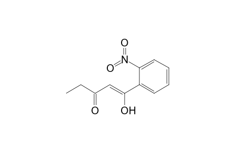 1-Hydroxy-1-(2-nitrophenyl)pent-1-en-3-one