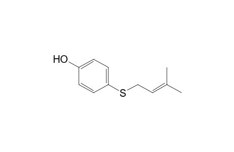 4-((3-Methylbut-2-en-1-yl)thio)phenol