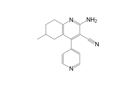 2-amino-6-methyl-4-(4-pyridinyl)-5,6,7,8-tetrahydro-3-quinolinecarbonitrile