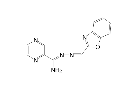2-Pyrazinecarbox-N1-(2-benzoxazolylmethylene)amidrazone