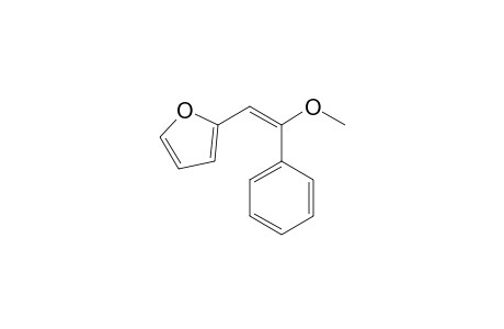 2-[(E)-2-methoxy-2-phenyl-ethenyl]furan