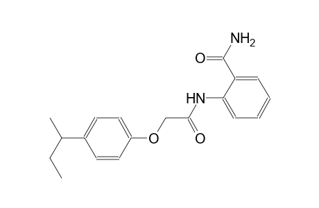 2-{[(4-sec-butylphenoxy)acetyl]amino}benzamide