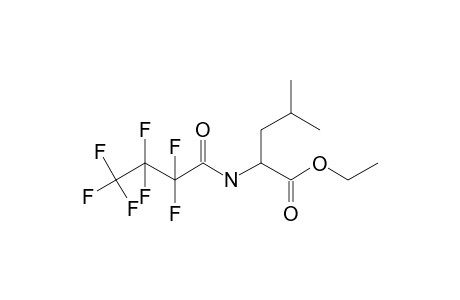 L-Leucine, N-heptafluorobutyryl-, ethyl ester