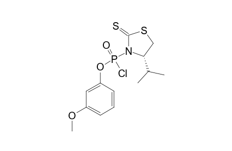 3-METHOXYPHENYL-[(S)-4-ISOPROPYLTHIAZOLIDINE-2-THIONE]-PHOSPHOROCHLORIDATE