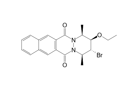 (1R,2R,3R,4S)-1,4-Dimethyl-2-ethoxy-3-bromo-1,2,3,4,6,13-hexahydrobenzo[g]pyridazino[1,2-b]phthalazine-5,13-dione