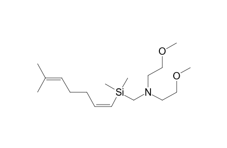 Ethanamine, N-[[dimethyl(6-methyl-1,5-heptadienyl)silyl]methyl]-2-methoxy-N-(2-methoxyethyl)-, (Z)-