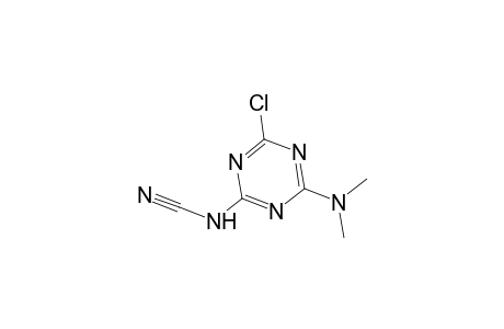 4-Chloro-6-(dimethylamino)-1,3,5-triazin-2-ylcyanamide