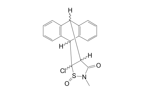 9a-chloro-2-methyl-3a,4,9,9a-tetrahydro-4,9-o-benzenonaphth[2,3-d]isothiazolin-3-one, 1-oxide