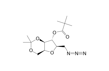 2,5-ANHYDRO-6-AZIDO-6-DEOXY-1,3-ISOPROPYLIDENE-4-O-PIVALOYL-D-GLUCITOL