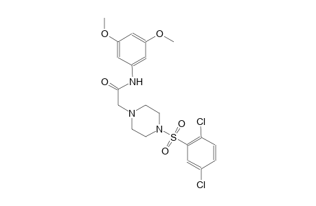 1-piperazineacetamide, 4-[(2,5-dichlorophenyl)sulfonyl]-N-(3,5-dimethoxyphenyl)-