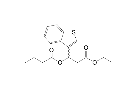 rac-2-(Ethoxycarbonyl)-1-(benzo[b]thiophen-3-yl)-ethyl butyrate