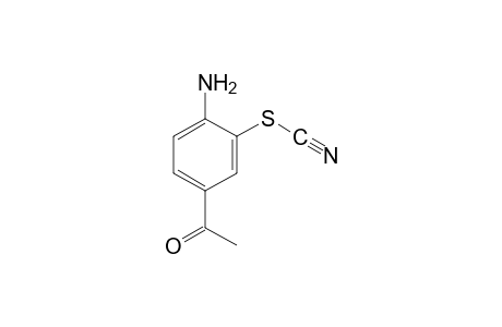 thiocyanic acid, 3-acetyl-6-aminophenyl ester