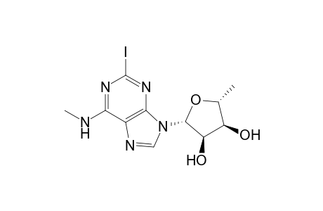 5'-Deoxy-2-iodo-N6-methyladenosine