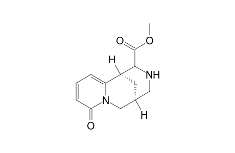 (-)-(1R,5S)-6.alpha.-Methoxycarbonyl-1,2,3,4,5,6-hexahydro-1,5-methanopyrido[1,2-a][1,5]diazocin-8-one