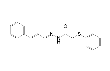 acetic acid, (phenylthio)-, 2-[(E,2E)-3-phenyl-2-propenylidene]hydrazide
