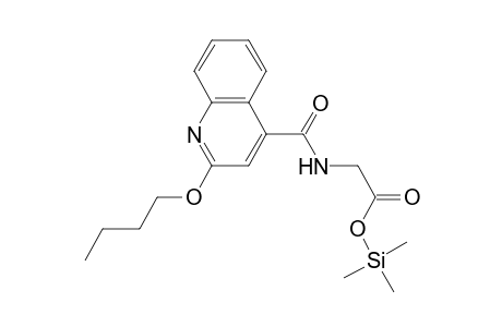 n-(2-Butoxy-4-quinolinecarbonyl)glycine trimethylsilyl ester