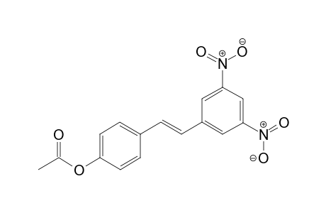(E)-4-(3,5-dinitrostyryl)phenyl acetate