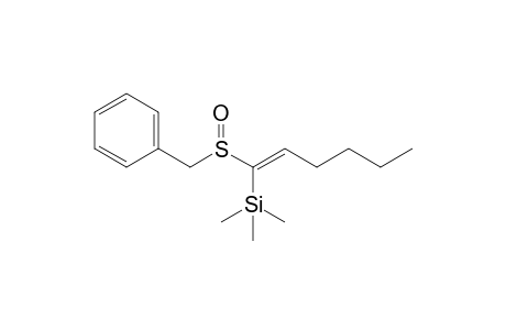 Benzyl (E)-1-(trimethylsilyl)-1-hex-1-enyl sulfoxide