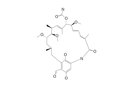 11-METHOXY-17-FORMYL-17-DEMETHOXY-18-O-21-O-DIHYDRO-GELDANAMYCIN